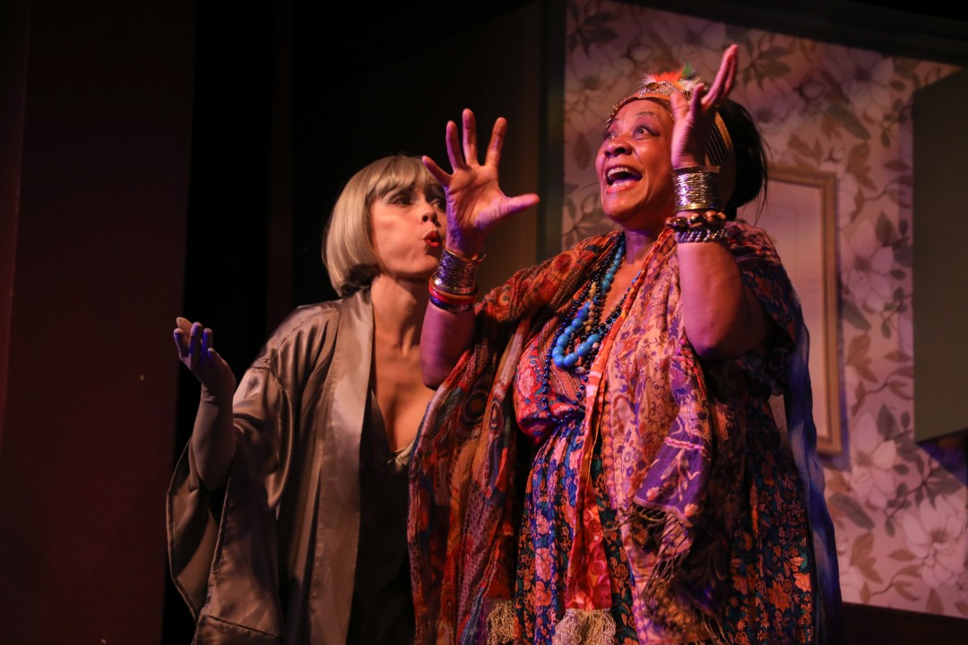Blithe Spirit 8 Elvira and Madame Arcati