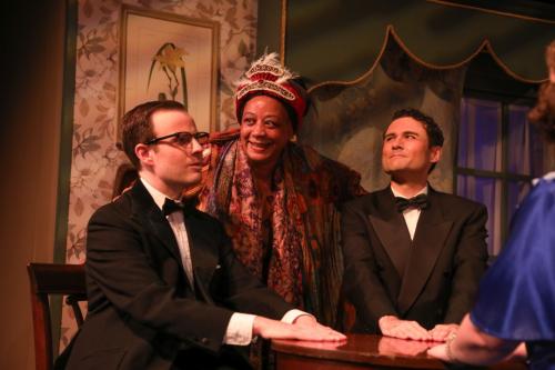 Blithe Spirit 4 Dr. Bradman, Madame Arcati and Charles Condomine